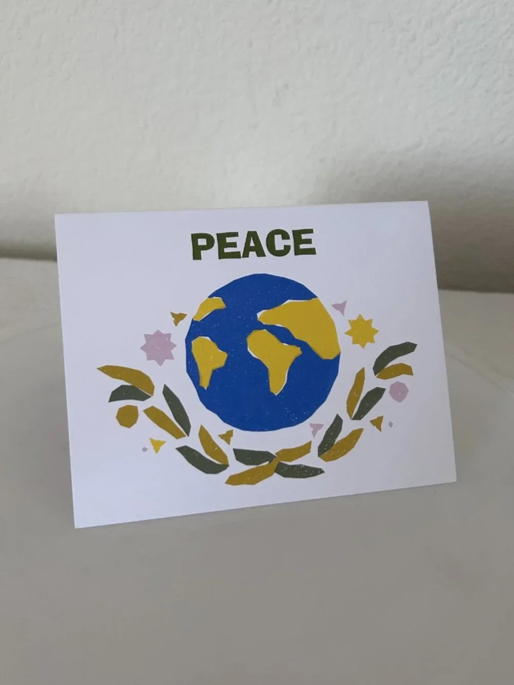 Peace Greeting Cards Set of 10 with Matching Envelopes